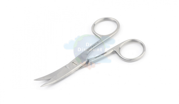 Ножницы, изогнутые, длина 10 см