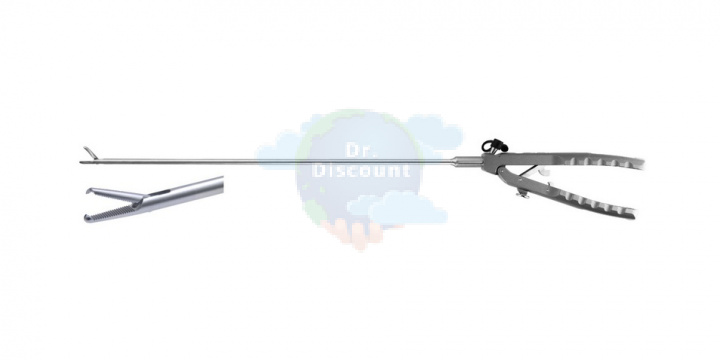 Иглодержатель LOFTLINE, ТС,1x2 зубцы, 33 см, Ø 5.0 mm, прямая рукоять
