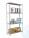 Стеллаж медицинский СТМ MS 185/100X30 (4 ПОЛКИ)